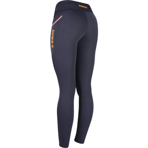 Knhs Rijlegging Full Grip Kids Donkerblauw-oranje - 176