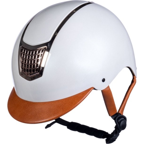 Cap Rijhelm Edinburgh Parelmoer verstelbaar maat M (56-58 cm)