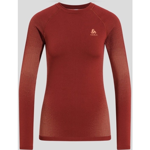 Bl Top Crew Neck L/s Performance Warm Eco - kleur: Bordeaux maat: XL