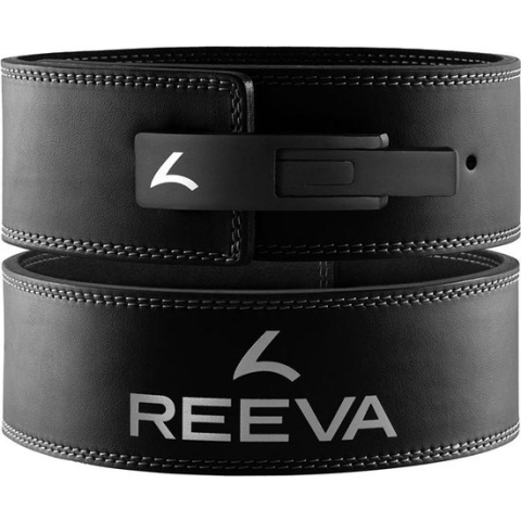 Reeva Lifting Belt (10MM) - Powerlift Riem in Maat XL - Geschikt voor Powerlifting, Fitness en Bodybuilding - Lever belt voor Heren en Dames