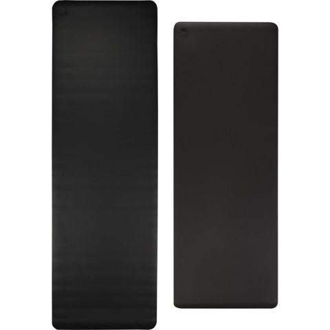 Yogamat XL - Rubber/PU - Ecoyogi PRO GRIP - Antraciet (214 x 68 x 0,42 cm) - Extra lang