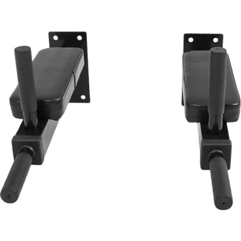 Gorilla Sports Dip Bars Wandmontage - 2 Stuks - Comfortabel Kussen - Dips - Dipsteunen