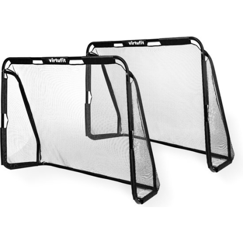 VirtuFit Voetbaldoelen Pro met doelwand Set - Voetbalgoals - 2 Stuks - 220 x 170 cm
