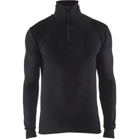 Blaklader Onderhemd met rolkraag en rits WARM 4891-1705 - Zwart - 4XL