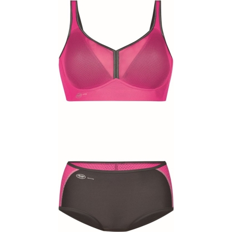 Anita Active Air Control Sport Bh Voorgevormd 5544 588 Roze / Antraciet - maat EU 65G / FR 80G