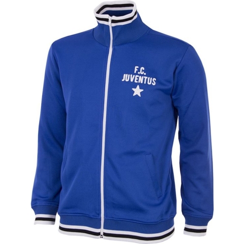 COPA - Juventus FC 1975 - 76 Retro Voetbal Jack - XXL - Blauw