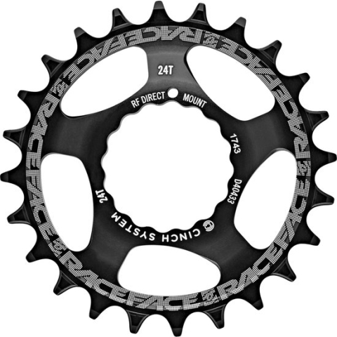 Race Face DM Cinch Kettingblad 10/11/12-speed, zwart Uitvoering 34T