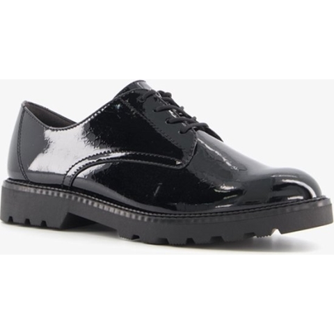 Tamaris dames lak veterschoenen zwart - Maat 37