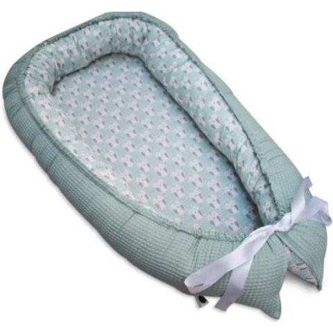Babynest Zeegroen Uiltjes