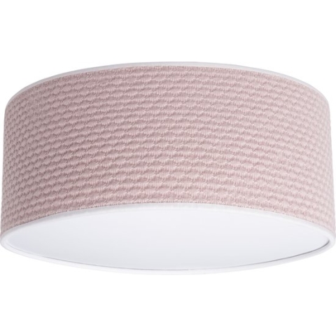 BO Baby's Only - Gebreide Plafondlamp babykamer - Plafonnière Sky - Oud Roze - Ø35 cm - Inclusief pendel - E27 fitting - 13 watt