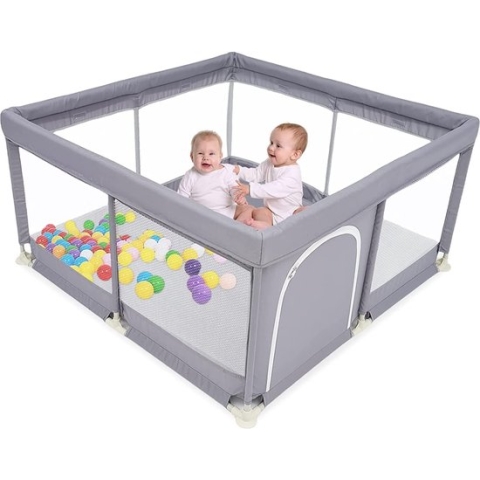 Draagbaar kinderhek, kinderbox, voor binnen en buiten, activiteitscenter, kinderbox, anti-valbox, box voor peuters en baby's