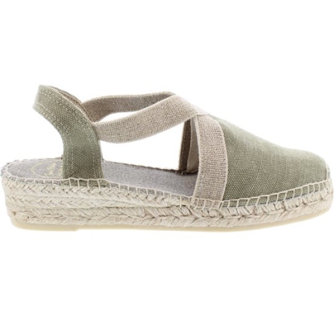 Toni Pons Verdi-V Dames espadrilles - caqui - Maat 42