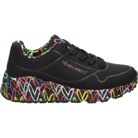 Skechers Uno Lite - Lovey Luv Meisjes Sneakers - Maat 31