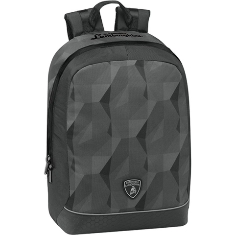 Lamborghini Rugzak Zwart - 40 x 35 x 15 cm - Polyester