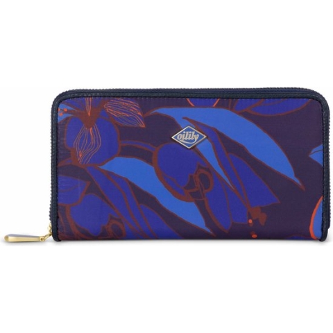 Oilily Zoey - Portemonnee - Dames - Ritssluiting - Blauw - One Size