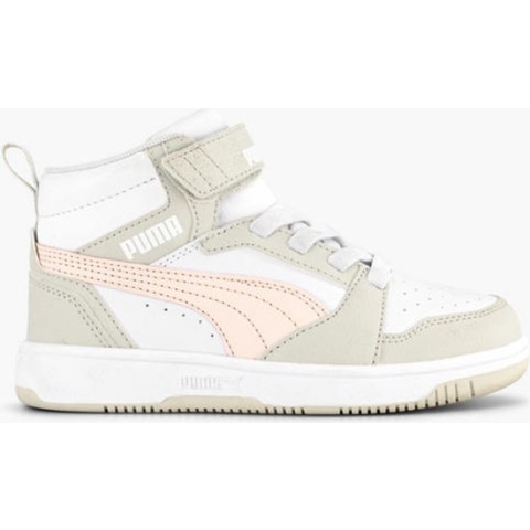 PUMA Puma Rebound V6 Mid AC+ PS FALSE Sneakers - PUMA White-Frosty Pink-Sedate Gray - Maat 30