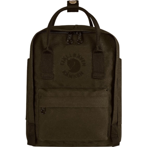 Fjällräven Re-Kånken Mini Unisex Rugzak - Dark Olive