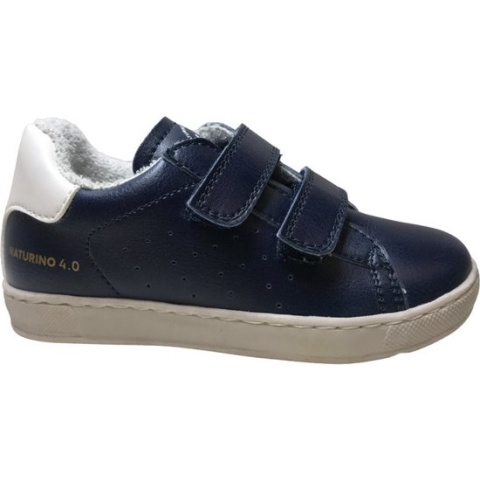 Naturino 4.0 - Hasselt Hybri - Mt 27 - velcro's vegan sneakers - Blauw