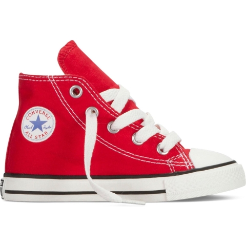 Converse Chuck Taylor All Star Hi  Sneakers - Maat 22 - Unisex - rood/wit