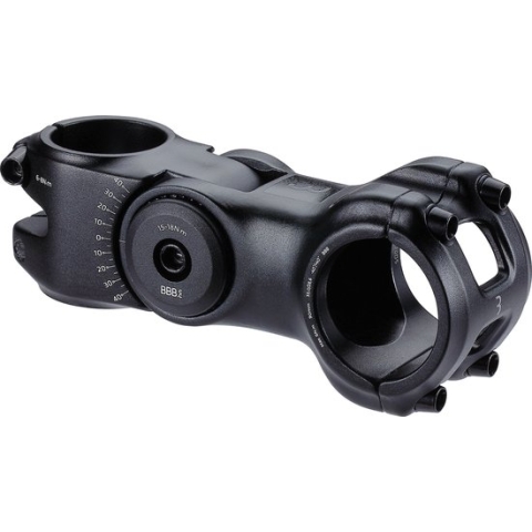 BBB Cycling HighSix OS Stuurpen Fiets 90mm – Verstelbare Stuurpen -40°/+40° hoek – Voor 35mm Sturen – Zwart – BHS-30