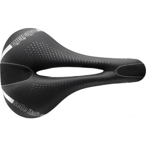 Selle Italia Gel Flow Zadel Dames, zwart Breedte S | 13,5cm