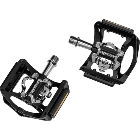 Ergotec Klikpedalen Superlight Spd 9/16 Inch Set Zwart