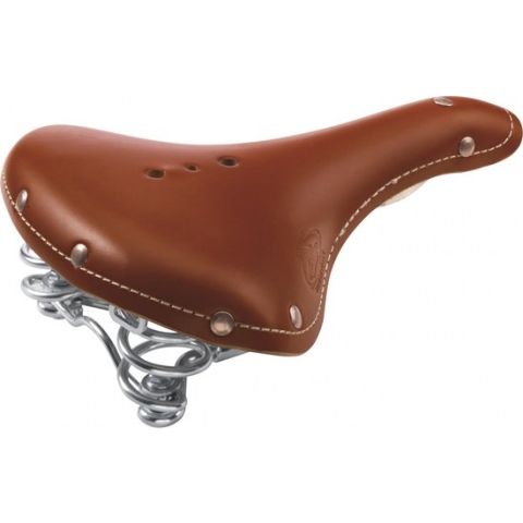 Selle Monte Grappa Zadel Old Frontiers Classic 28 Cm Veer Cognac