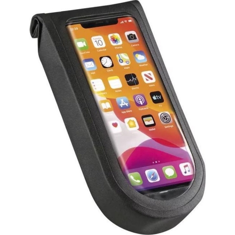 Telefoontas KLICKfix PhoneBag Tour M Incl. Quad Mini Adapter Zwart