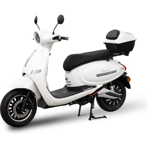 Simpatico Retelli - elektrische scooter - wit - 3000W - USB - incl Tenaamstelling, kenteken, kentekenplaat & bezorging
