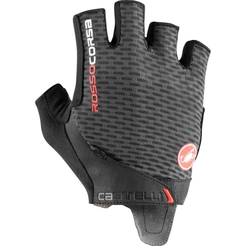 Castelli Rosso Corsa Pro V Handschoenen Grijs L Man