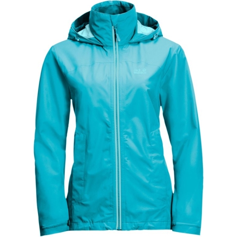 Jack Wolfskin Evandale Jacket Women - Outdoorjas - Dames - Dark Aqua - Maat M