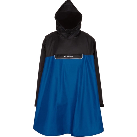 VAUDE - Valero Poncho - blue - Unisex - Maat M