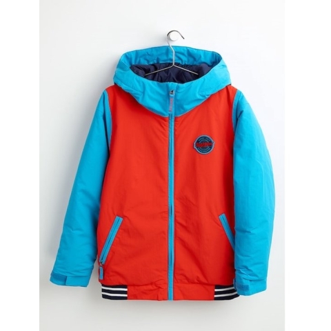 BURTON Game Day - Jongens Snowboardjas - Rood/Blauw