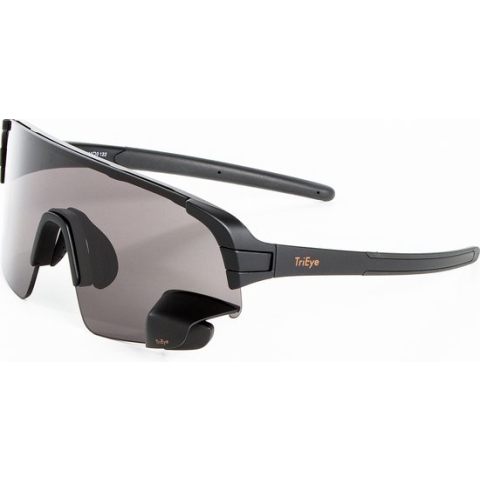 TriEye fietsbrillen met ‘3e oog’ VIEW SPORT Smoke maat Medium / Linkse spiegel