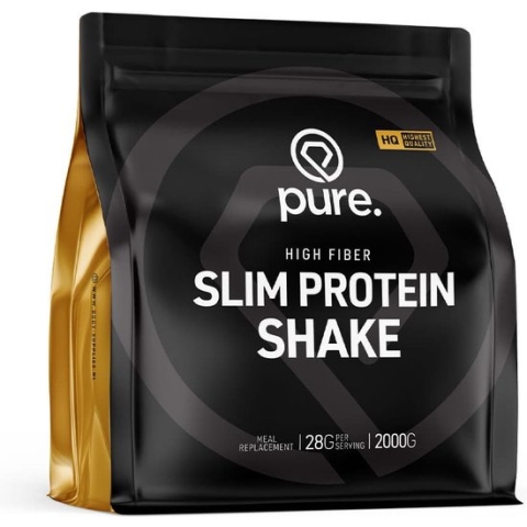PURE Slim Protein Shake - 2000gr - Banaan - Afslank Shake - Dieet / Maaltijd Shake