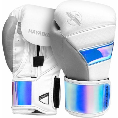 Hayabusa (kick)bokshandschoenen T3 LX Wit/Parelmoer 12oz