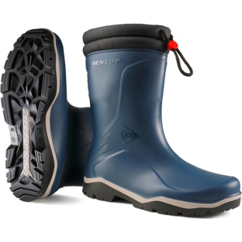 Dunlop K354061 Blizzard Kinderlaars gevoerd PVC Blauw/Grijs/Zwart - blauw - 35