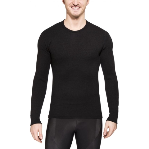 Merino Base Layer Crewneck 200 - Black