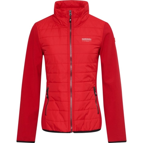 Nordberg Trine Dames Fleece Vest Lj01201-rd - Kleur Rood - Maat XXL