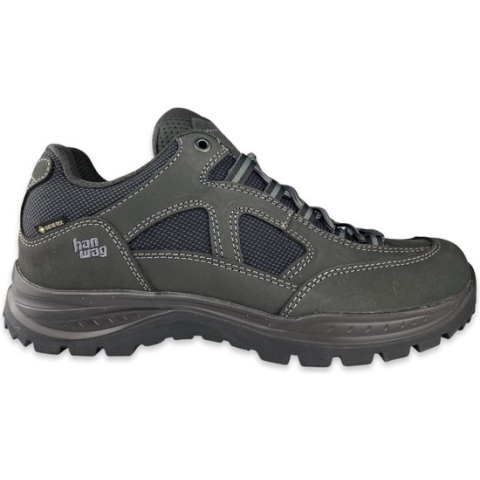 Hanwag Gritstone II Wide GTX schoenen - Asphalt/black - Schoenen - Wandelschoenen - Lage schoenen
