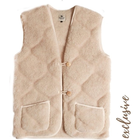 Alwero Exclusive bodywarmer Alpen Onion Beige L