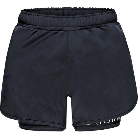 Re-Born 2 Laagse Stretch Short Dames - Zwart - Maat M