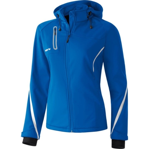 Erima Function Softshell Jas Dames - Royal / Wit | Maat: 46