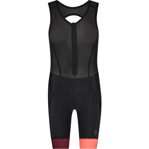 AGU Prime Fietsbroek met Zeem Essential Dames - Met Bretels - Rood - XS