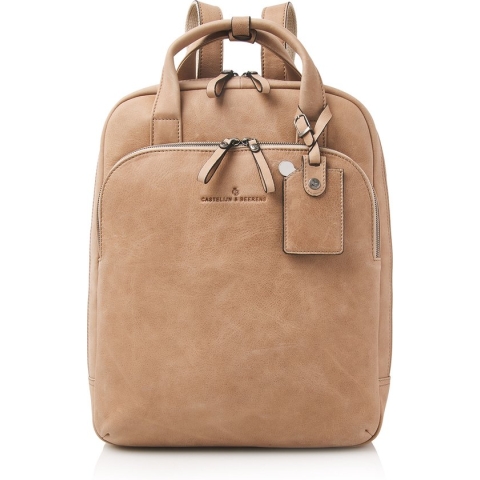 Castelijn & Beerens - Carisma Laptoprugzak 15,6 + tablet RFID | beige -