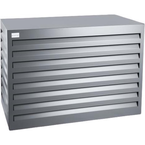 Evolar EVO-COVER-XLA - Airco & Warmtepomp Buitenunit Omkasting - Maat XL - 170 x 130 x 75 cm - Gepoedercoat - Aluminium - Hoogwaardige kwaliteit - Licht Antraciet - RAL 7037
