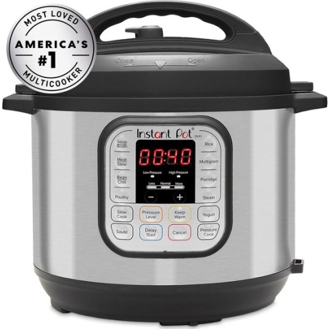 Instant Pot Duo 3L multicooker 7-in-1 - snelkookpan - pressure cooker - rijstkoker - slowcooker - stomer - sous-vide