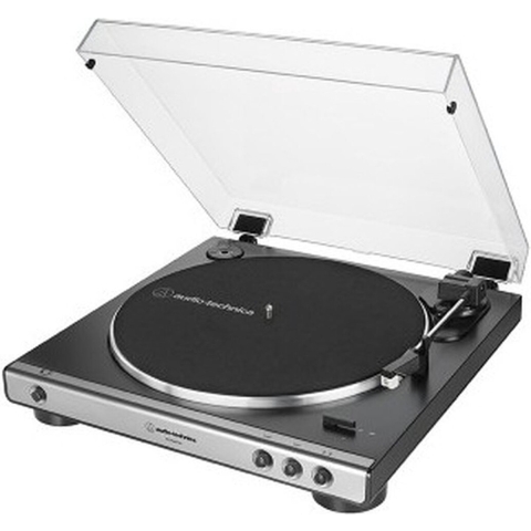 Audio-Technica AT-LP60XUSB Draaitafel met riemaandrijving Grijs, Metallic