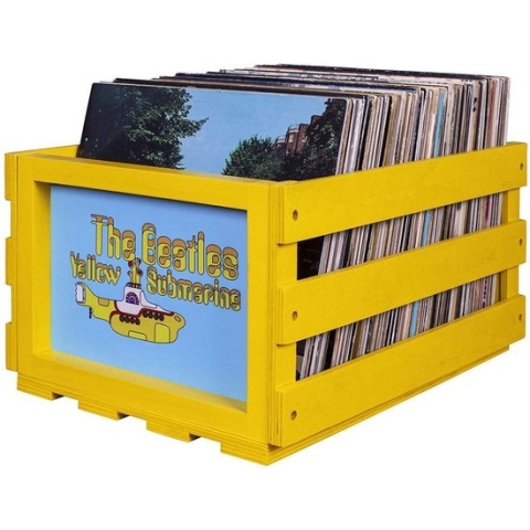 Crosley Record Storage Crate The Beatles - Yellow Submarine