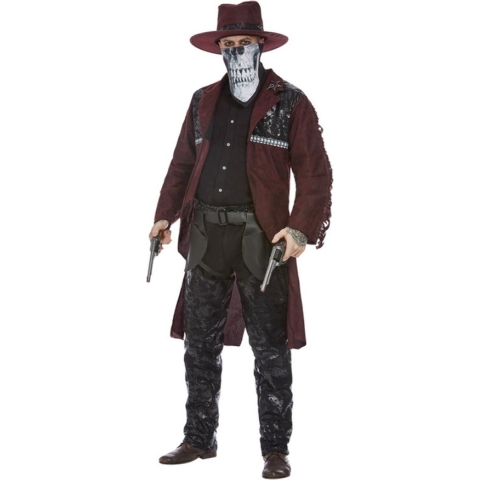 SMIFFY'S - Mysterieuze cowboy vermomming voor mannen - Bruin - L